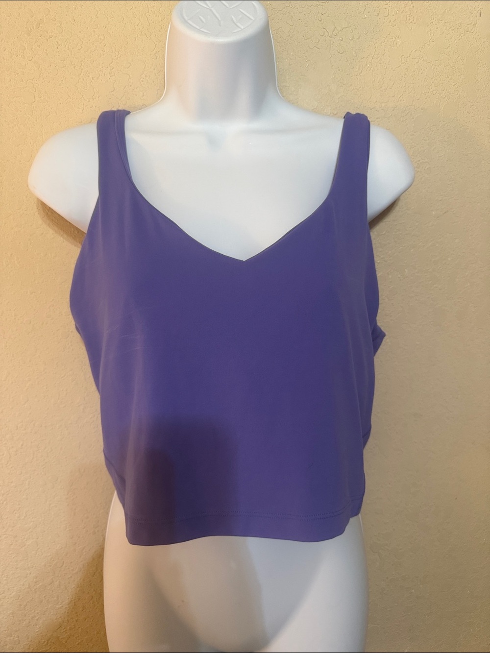lululemon athletica align tank Purple V-Neck Cropped Tank w1DUDS